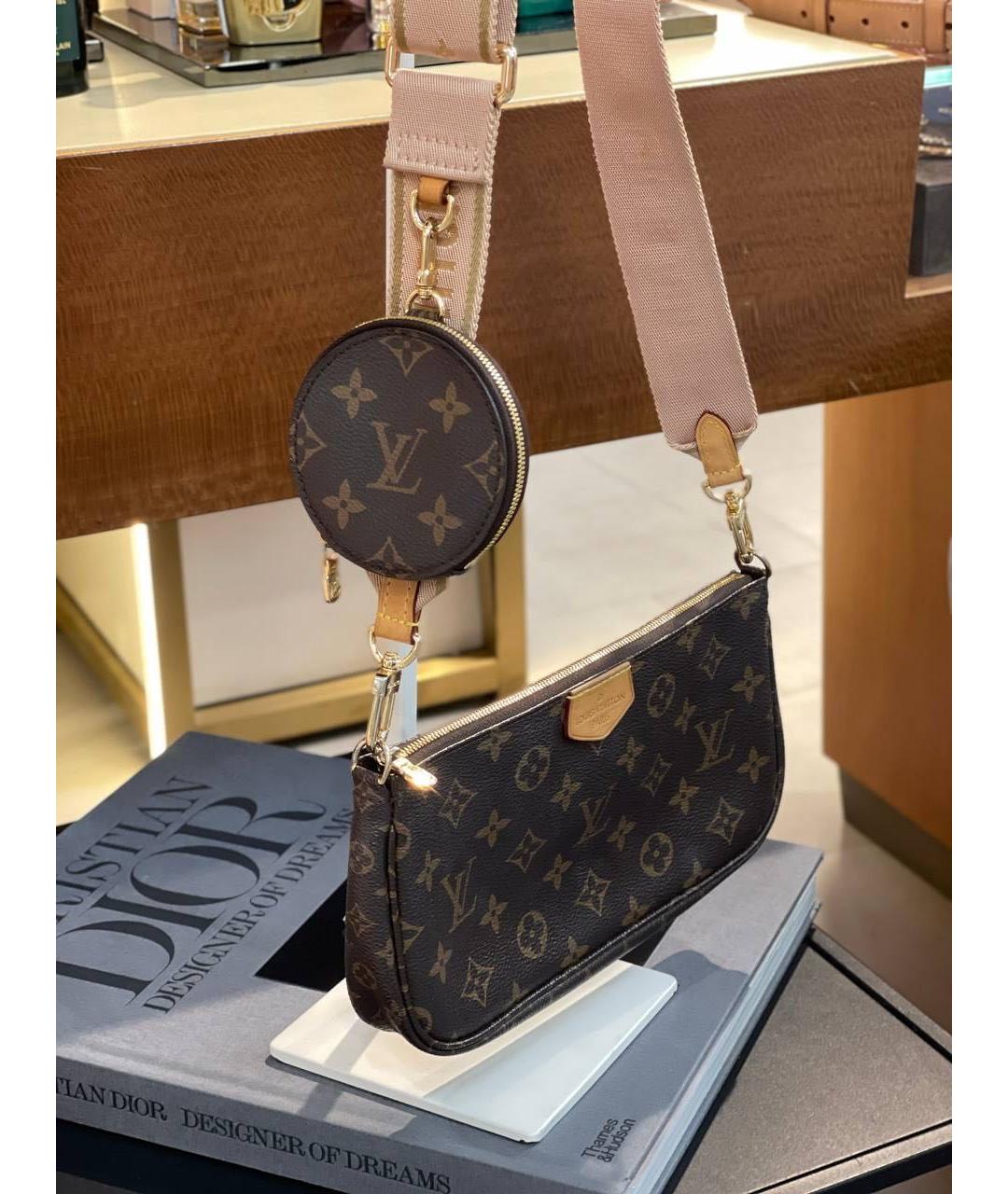 LOUIS VUITTON Коричневая сумка через плечо, фото 2