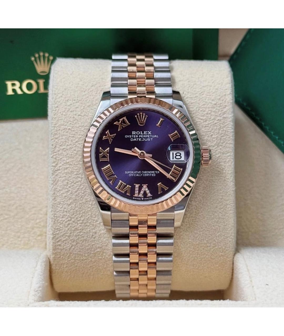 ROLEX Часы из розового золота, фото 2
