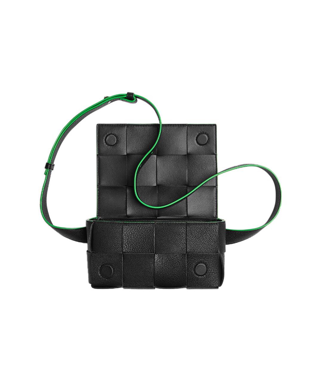 BOTTEGA VENETA Черная сумка на плечо, фото 4