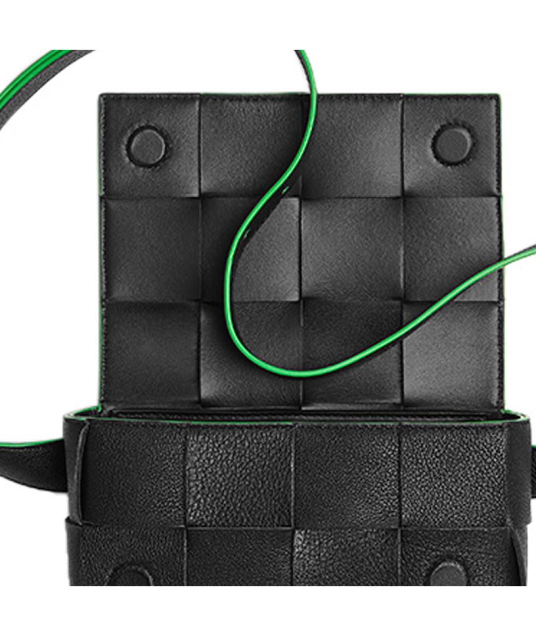 BOTTEGA VENETA Черная сумка на плечо, фото 5