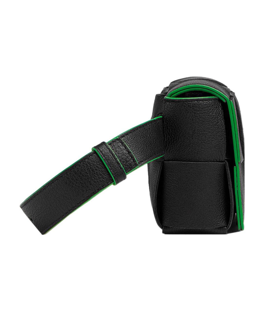 BOTTEGA VENETA Черная сумка на плечо, фото 2