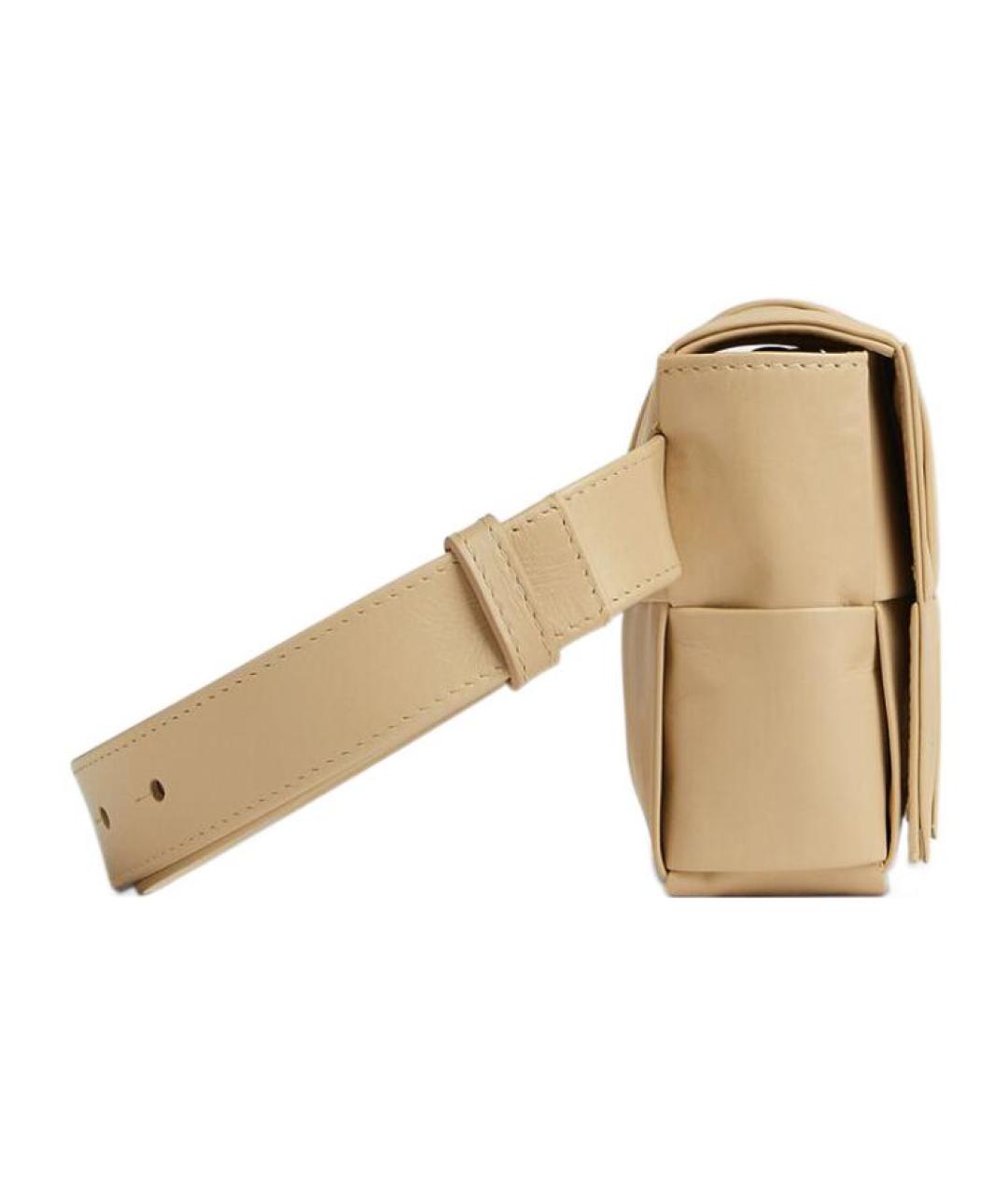 BOTTEGA VENETA Бежевая сумка на плечо, фото 2