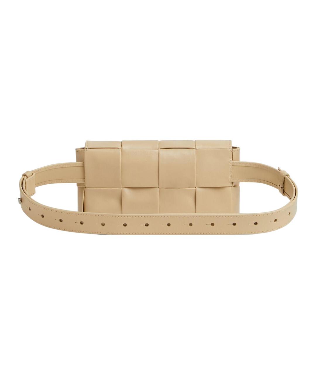 BOTTEGA VENETA Бежевая сумка на плечо, фото 3