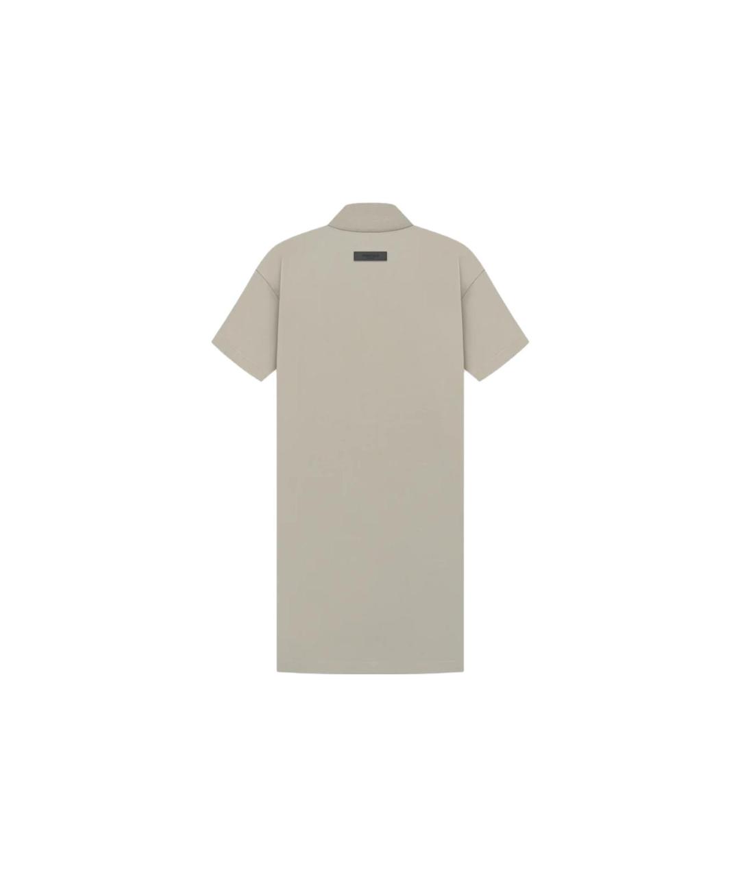 FEAR OF GOD ESSENTIALS Серое хлопковое повседневное платье, фото 2