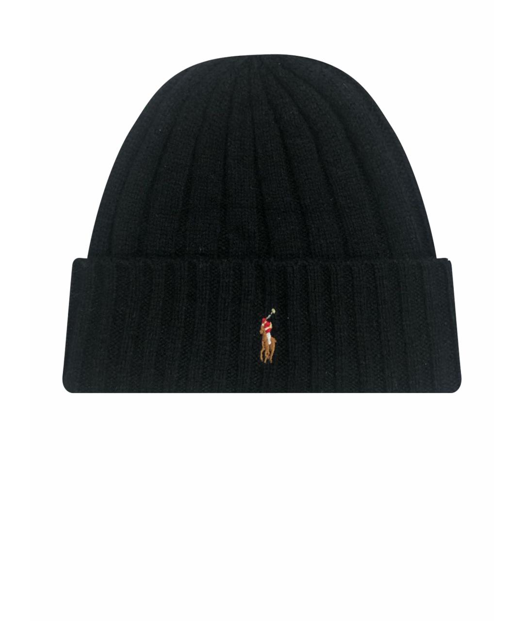 POLO RALPH LAUREN Черная шапка, фото 1