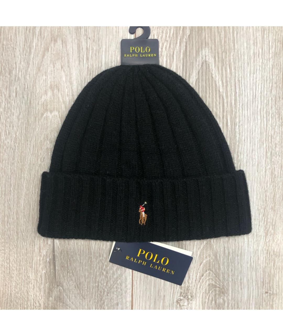 POLO RALPH LAUREN Черная шапка, фото 6