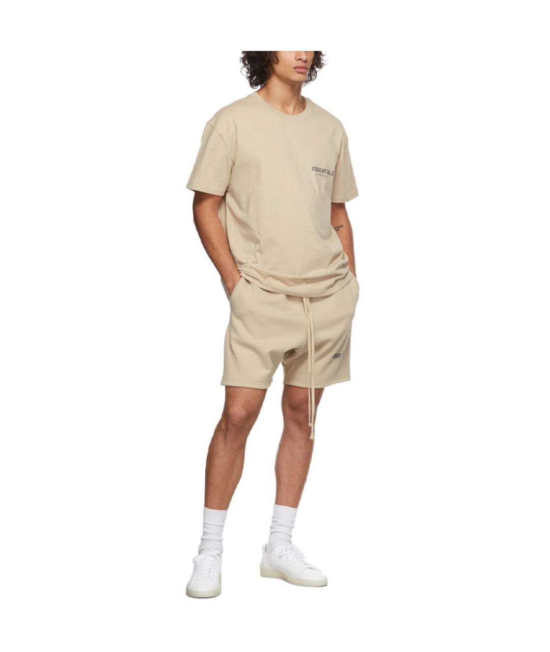 FEAR OF GOD ESSENTIALS Бежевые шорты, фото 3