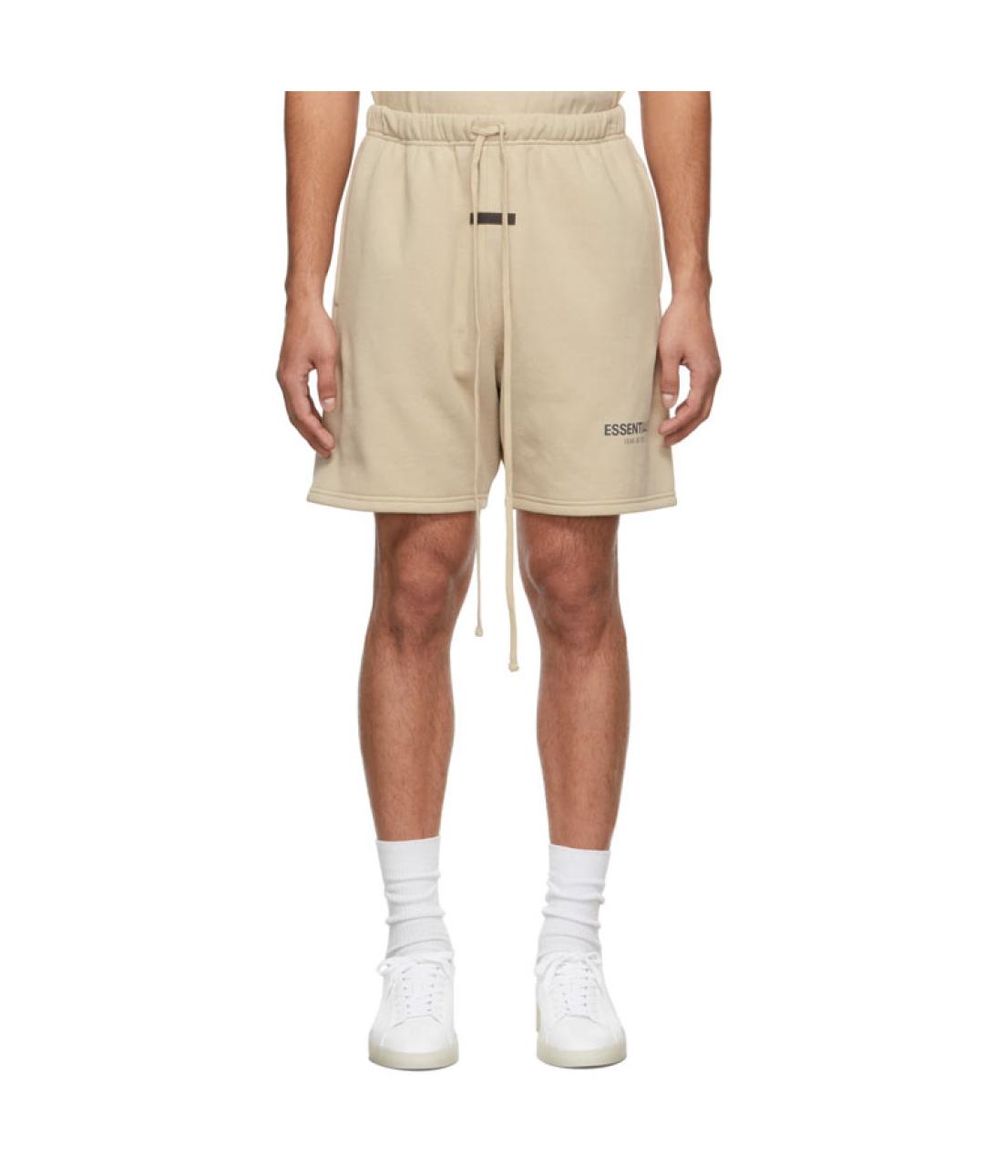 FEAR OF GOD ESSENTIALS Бежевые шорты, фото 4