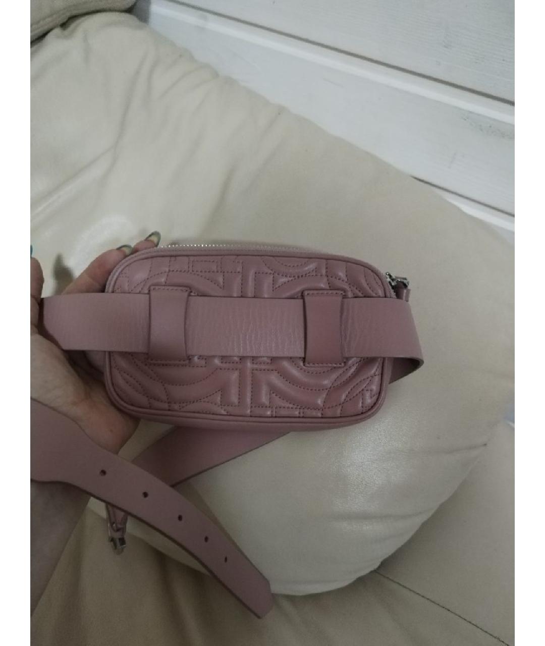 FERRAGAMO Кожаная поясная сумка, фото 2