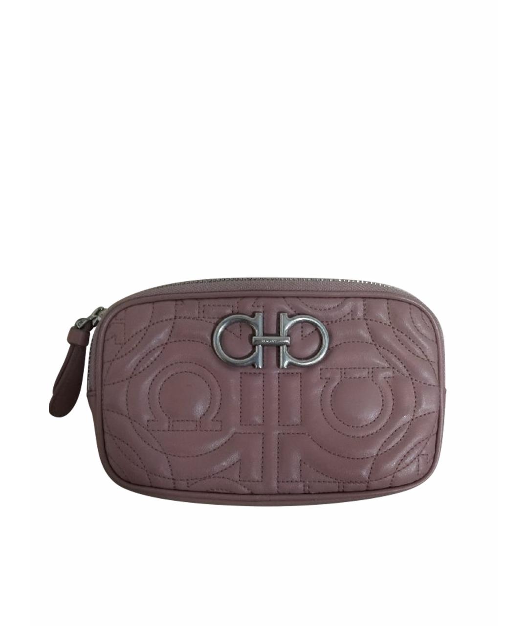 FERRAGAMO Кожаная поясная сумка, фото 1
