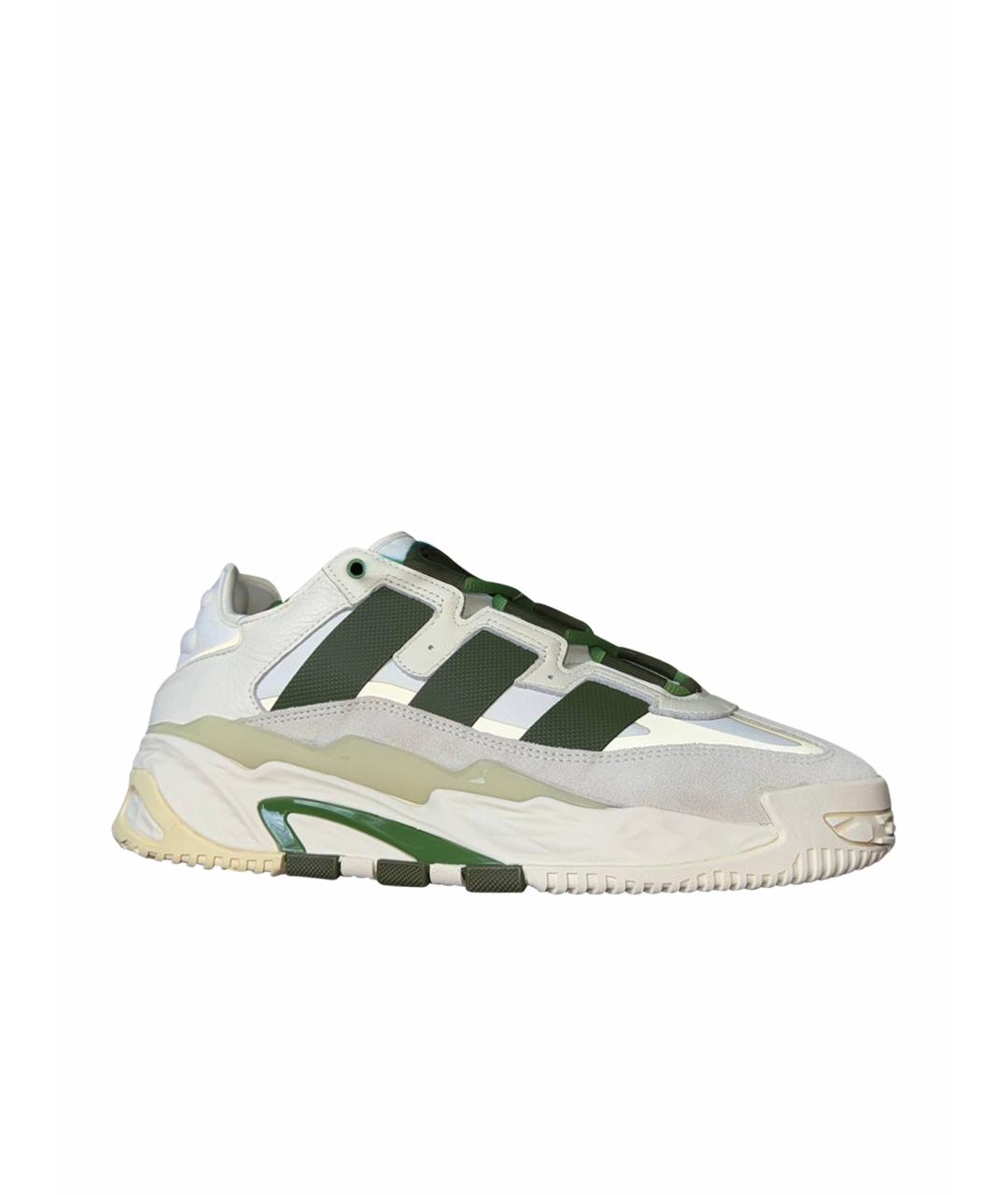 ADIDAS Серые замшевые низкие кроссовки / кеды, фото 1