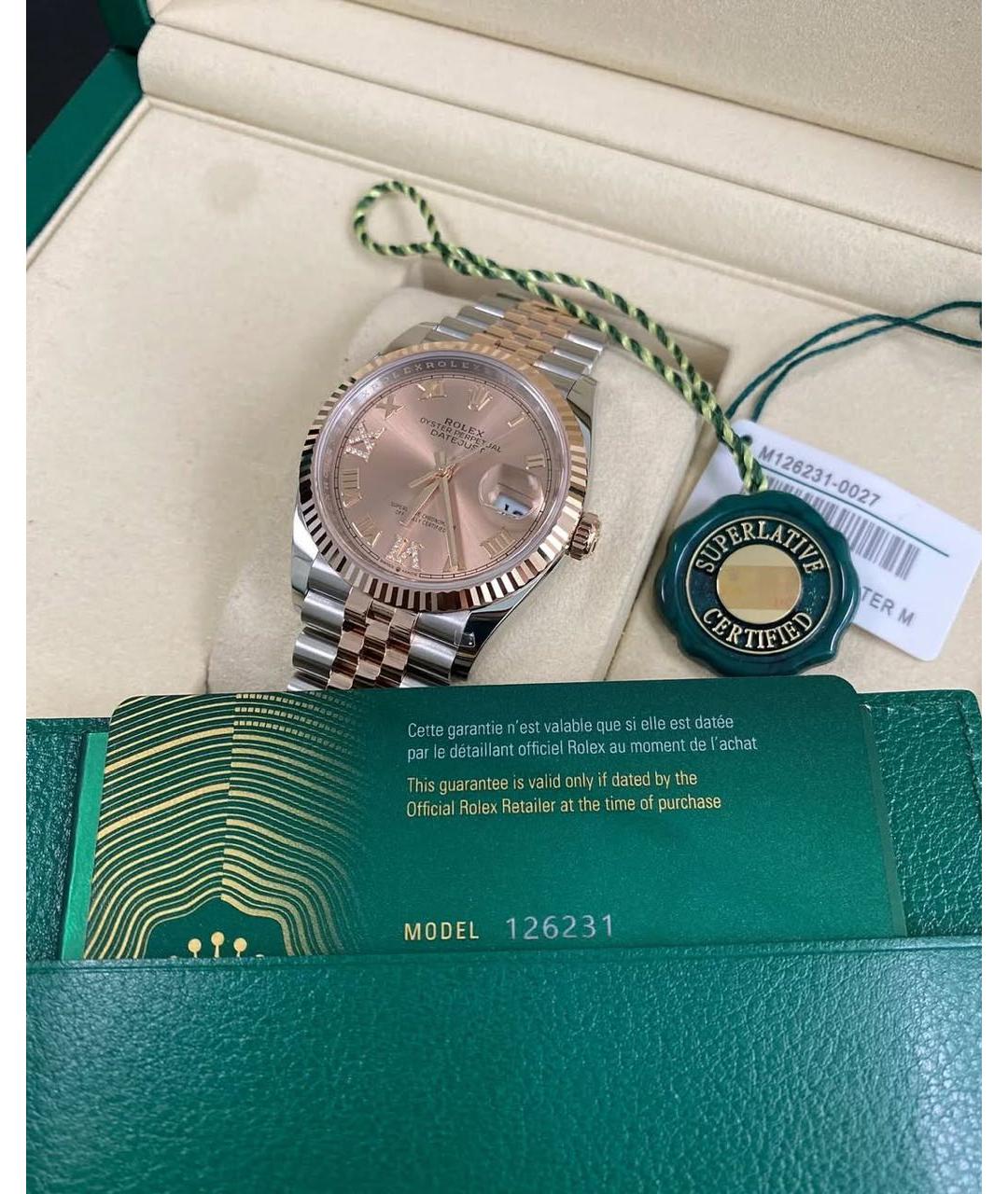 ROLEX Часы из розового золота, фото 6