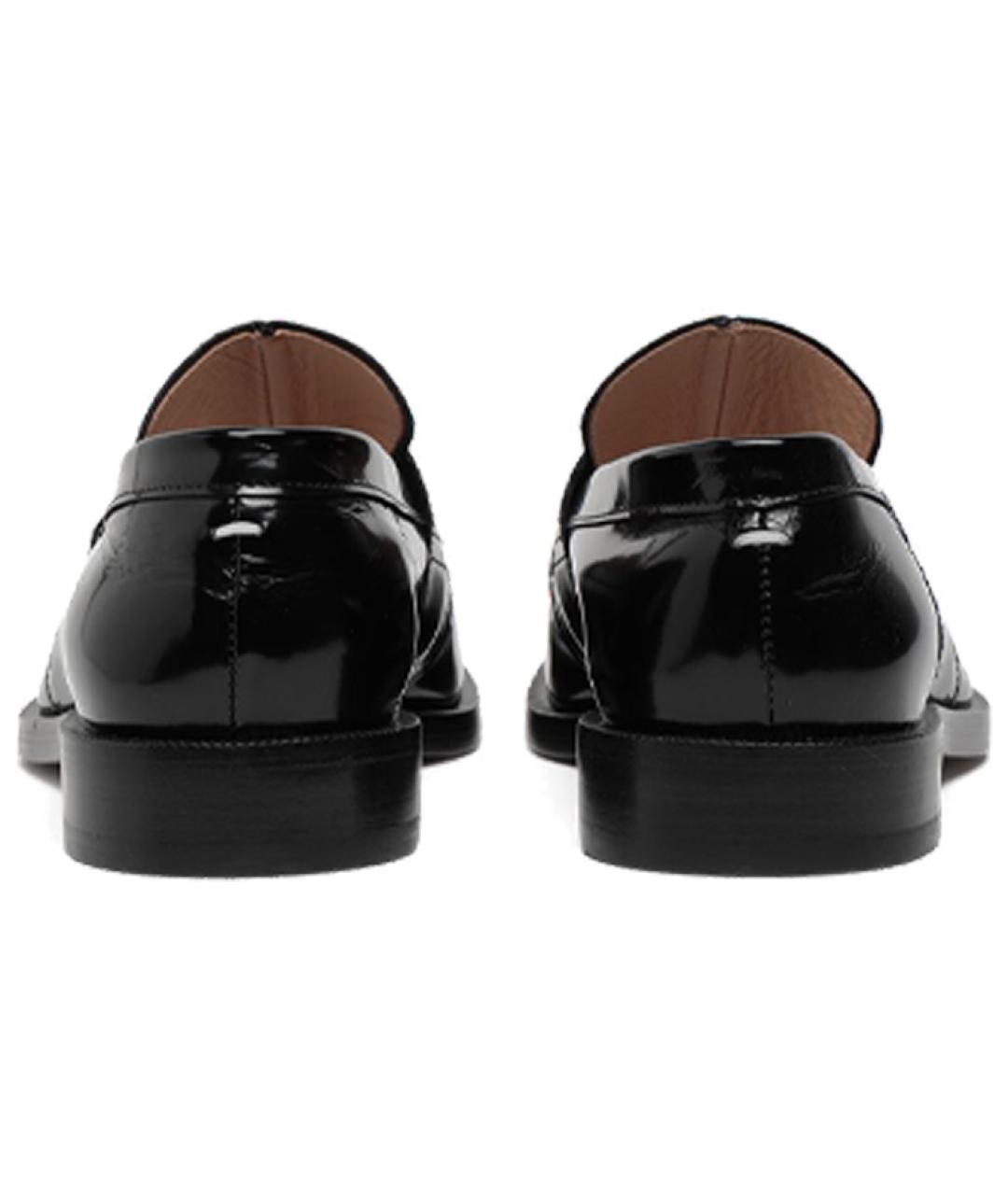 MAISON MARGIELA Черные кожаные лоферы, фото 5