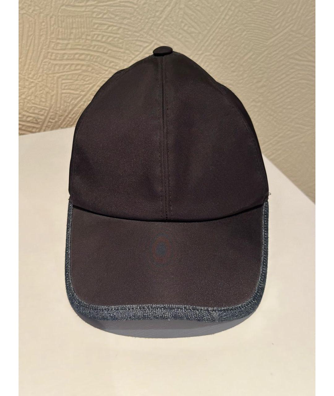 PRADA Черная кепка, фото 2