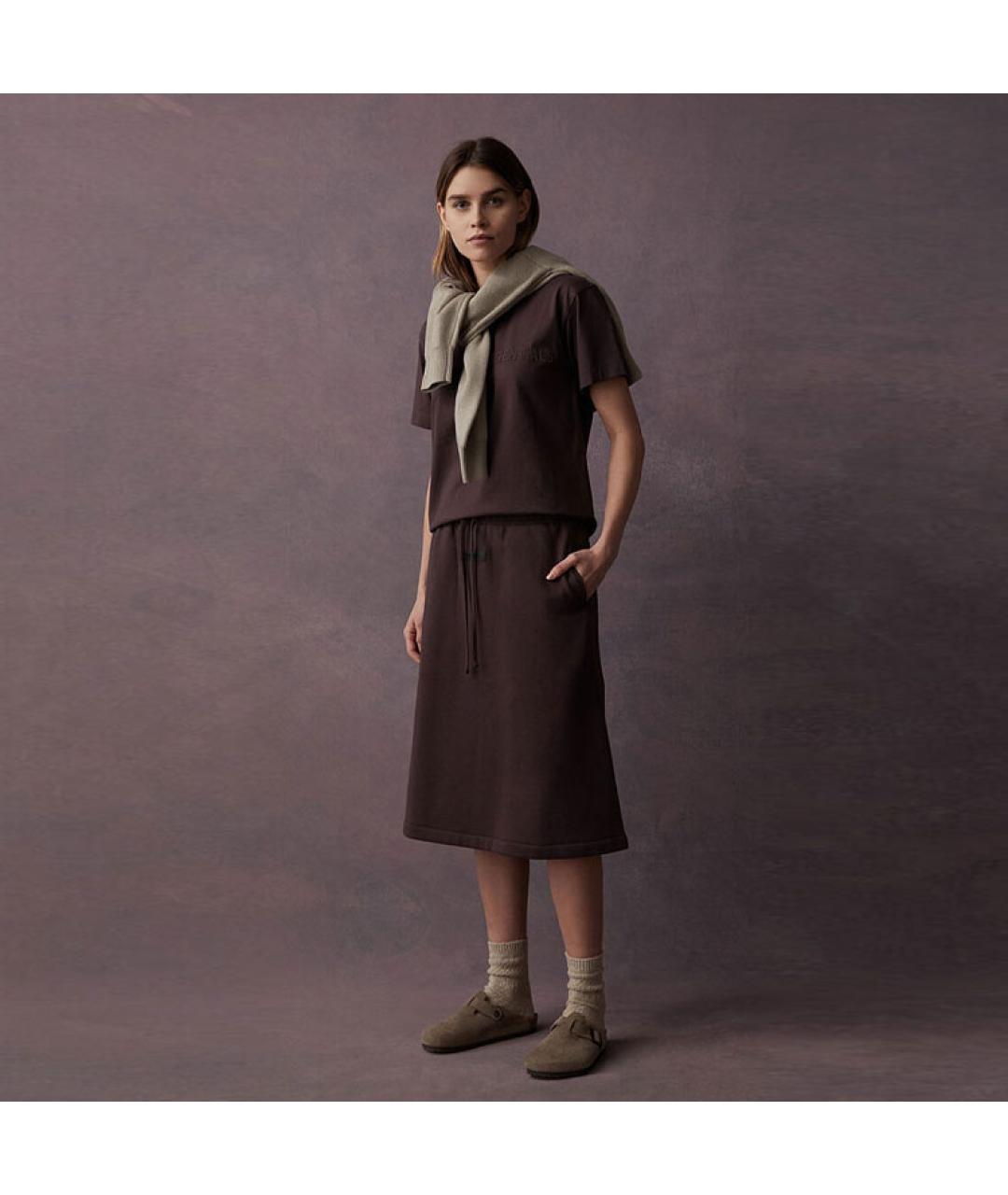 FEAR OF GOD ESSENTIALS Фиолетовая юбка-шорты, фото 2