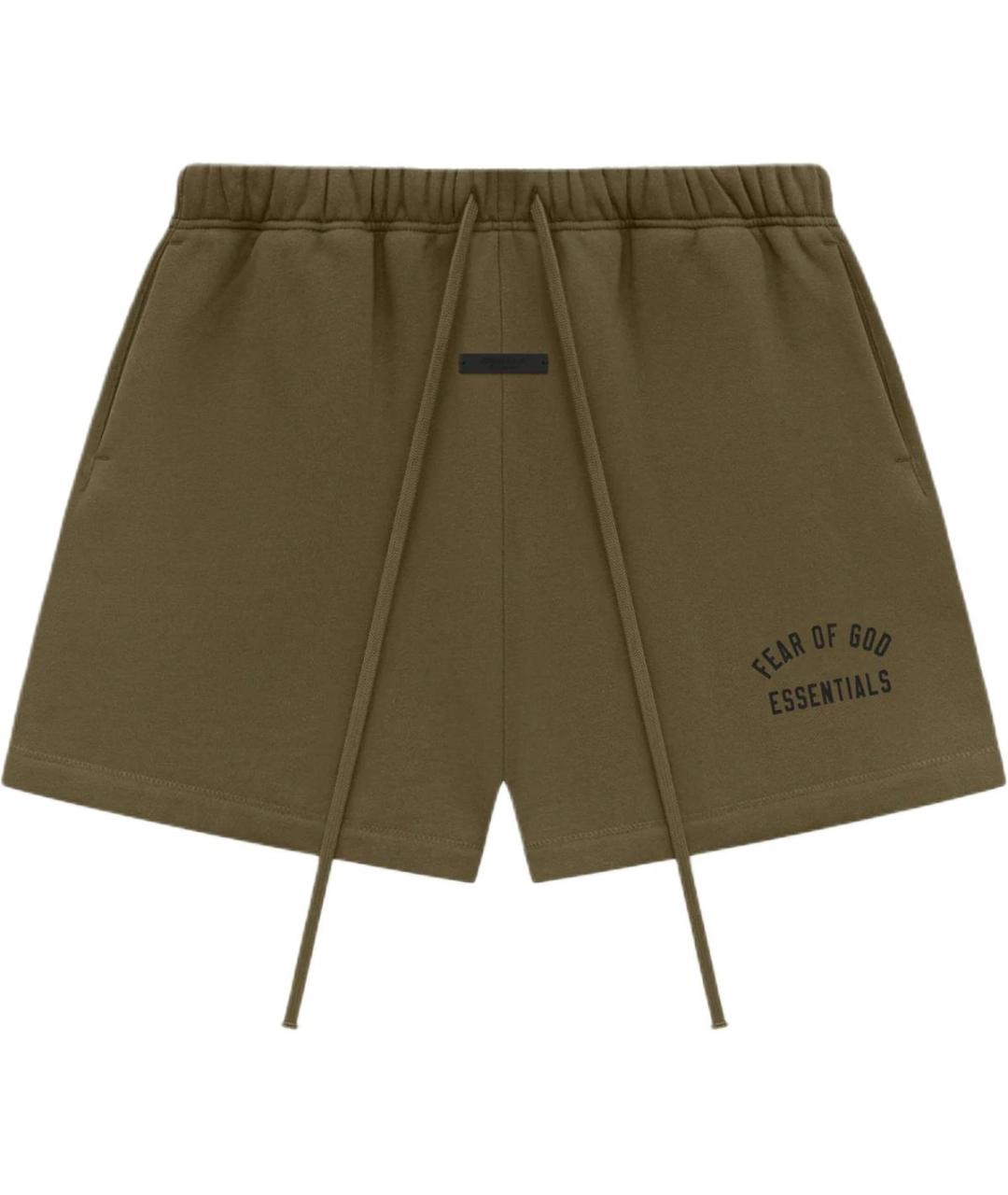 FEAR OF GOD ESSENTIALS Хаки шорты, фото 1