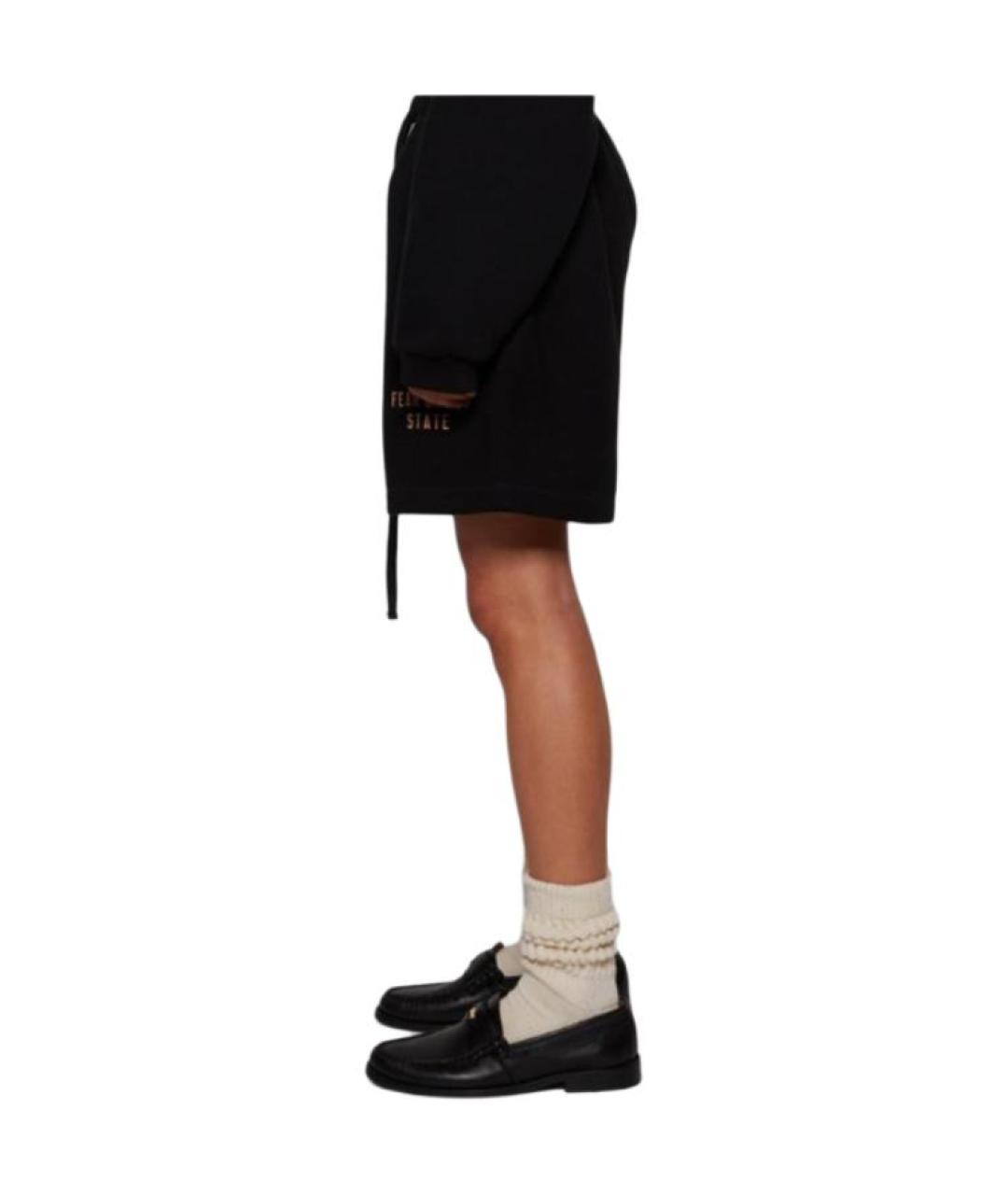 FEAR OF GOD ESSENTIALS Черные хлопковые шорты, фото 4