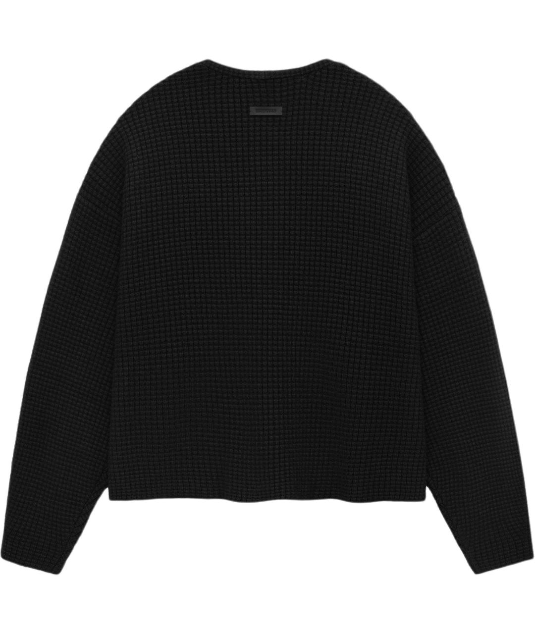 FEAR OF GOD ESSENTIALS Черный кардиган, фото 2