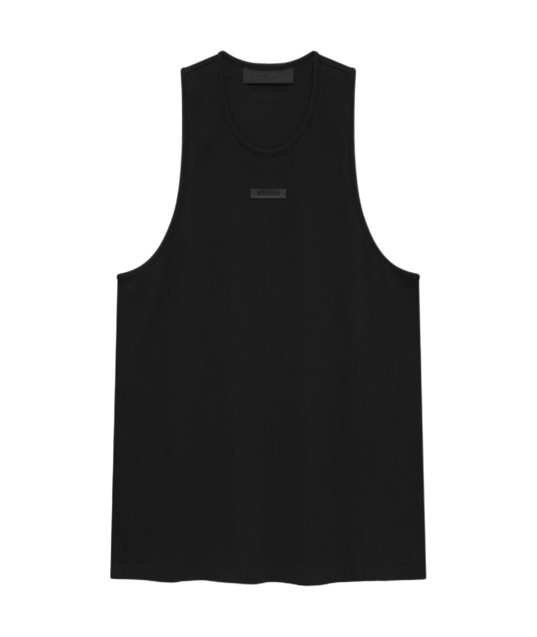 FEAR OF GOD ESSENTIALS Черная хлопковая майка, фото 1