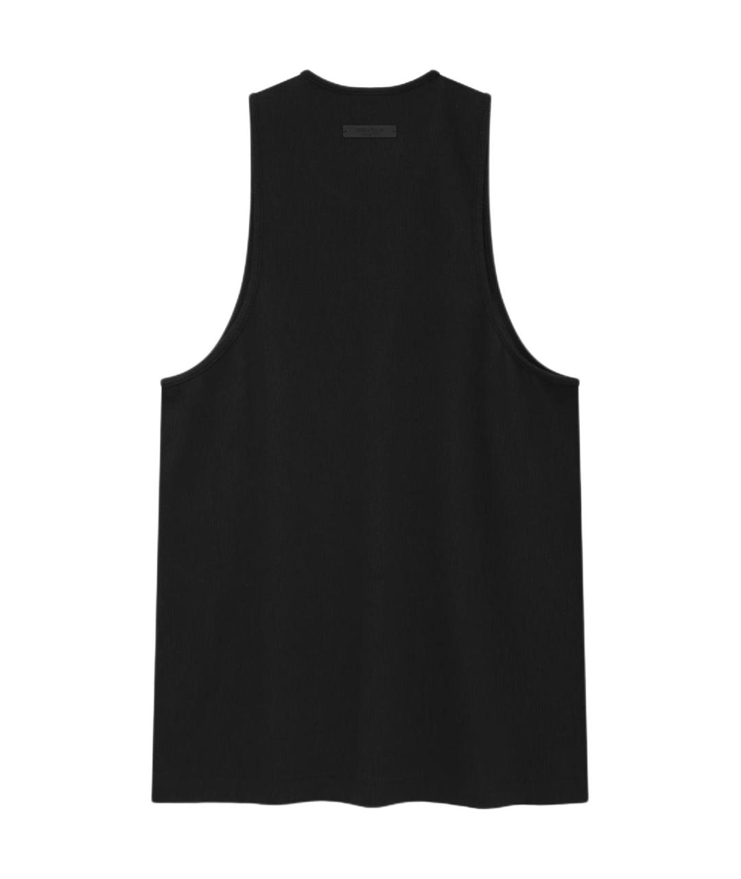FEAR OF GOD ESSENTIALS Черная хлопковая майка, фото 2