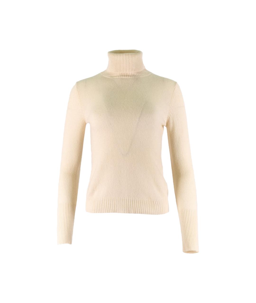 WEEKEND MAX MARA Бежевая кашемировая водолазка, фото 6