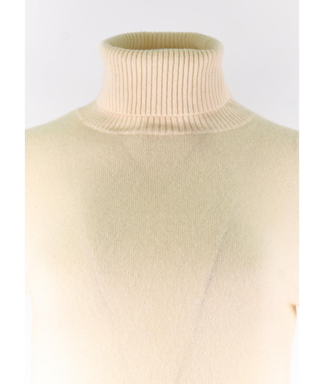 WEEKEND MAX MARA Бежевая кашемировая водолазка, фото 5