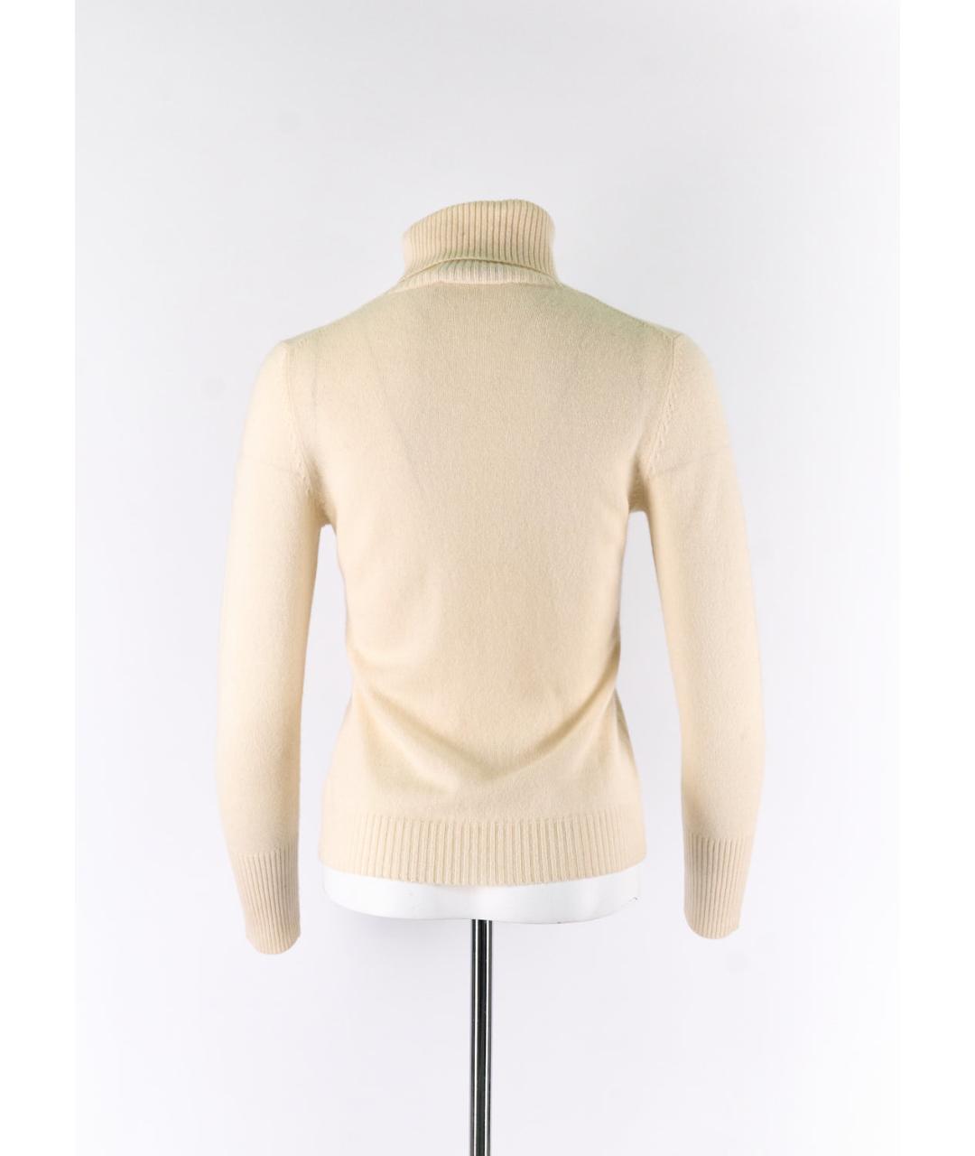 WEEKEND MAX MARA Бежевая кашемировая водолазка, фото 2