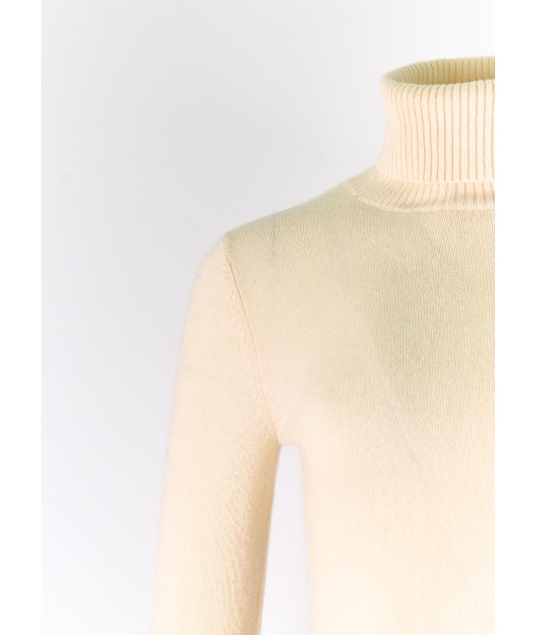 WEEKEND MAX MARA Бежевая кашемировая водолазка, фото 4