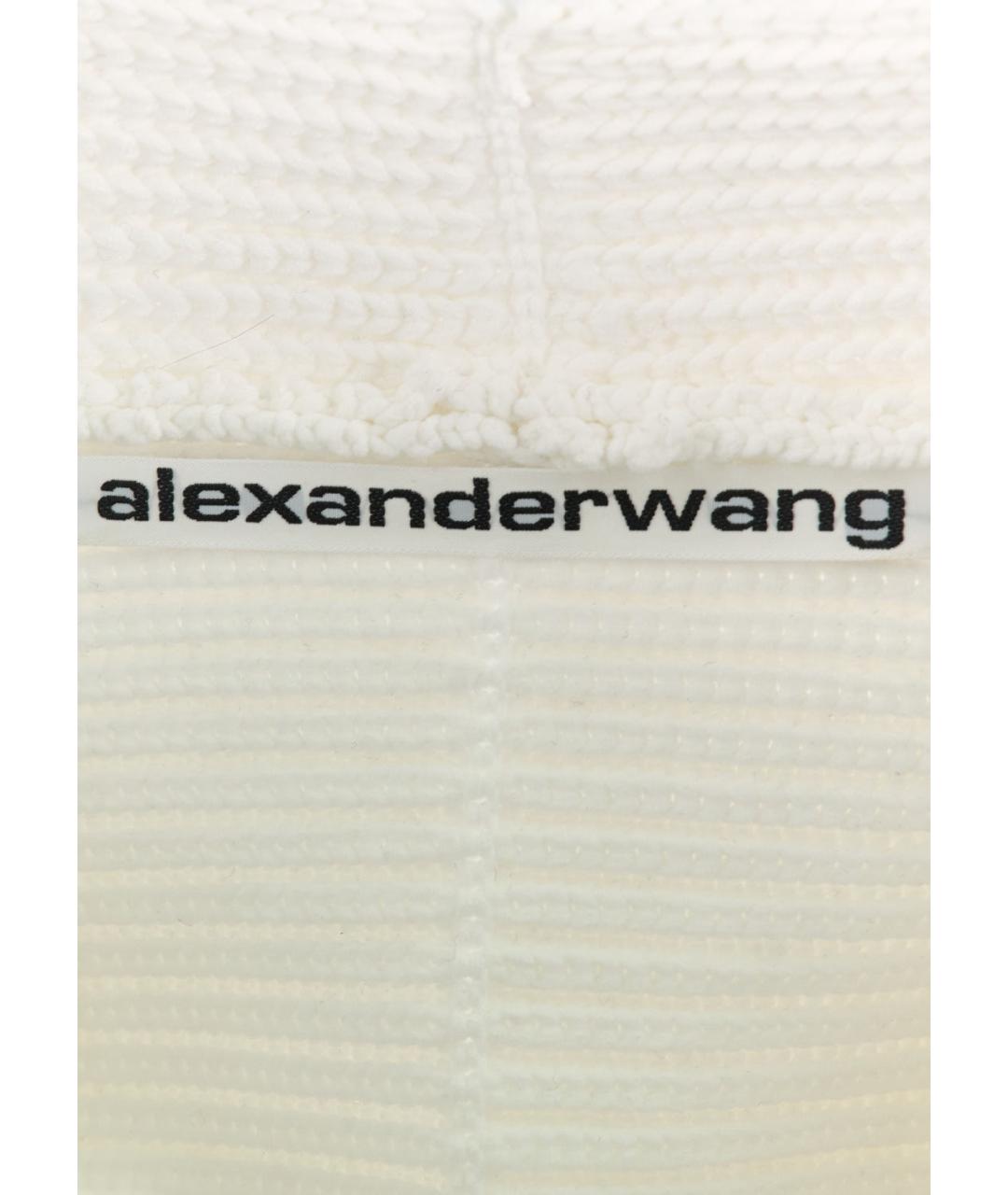 ALEXANDER WANG Белый полиамидовый джемпер / свитер, фото 3