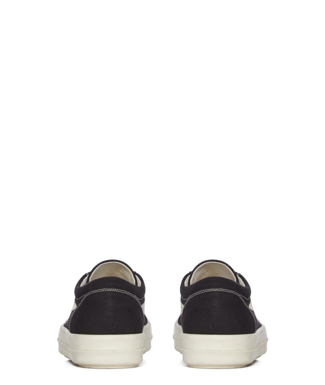 RICK OWENS DRKSHDW Черные текстильные кеды, фото 5