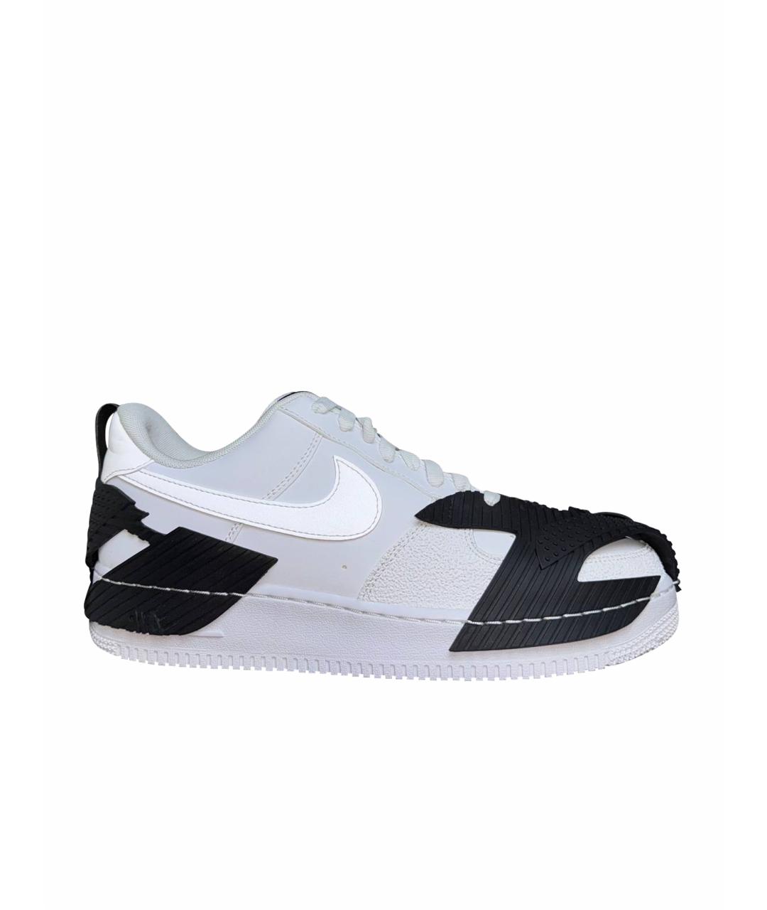 NIKE Белые кожаные низкие кроссовки / кеды, фото 1