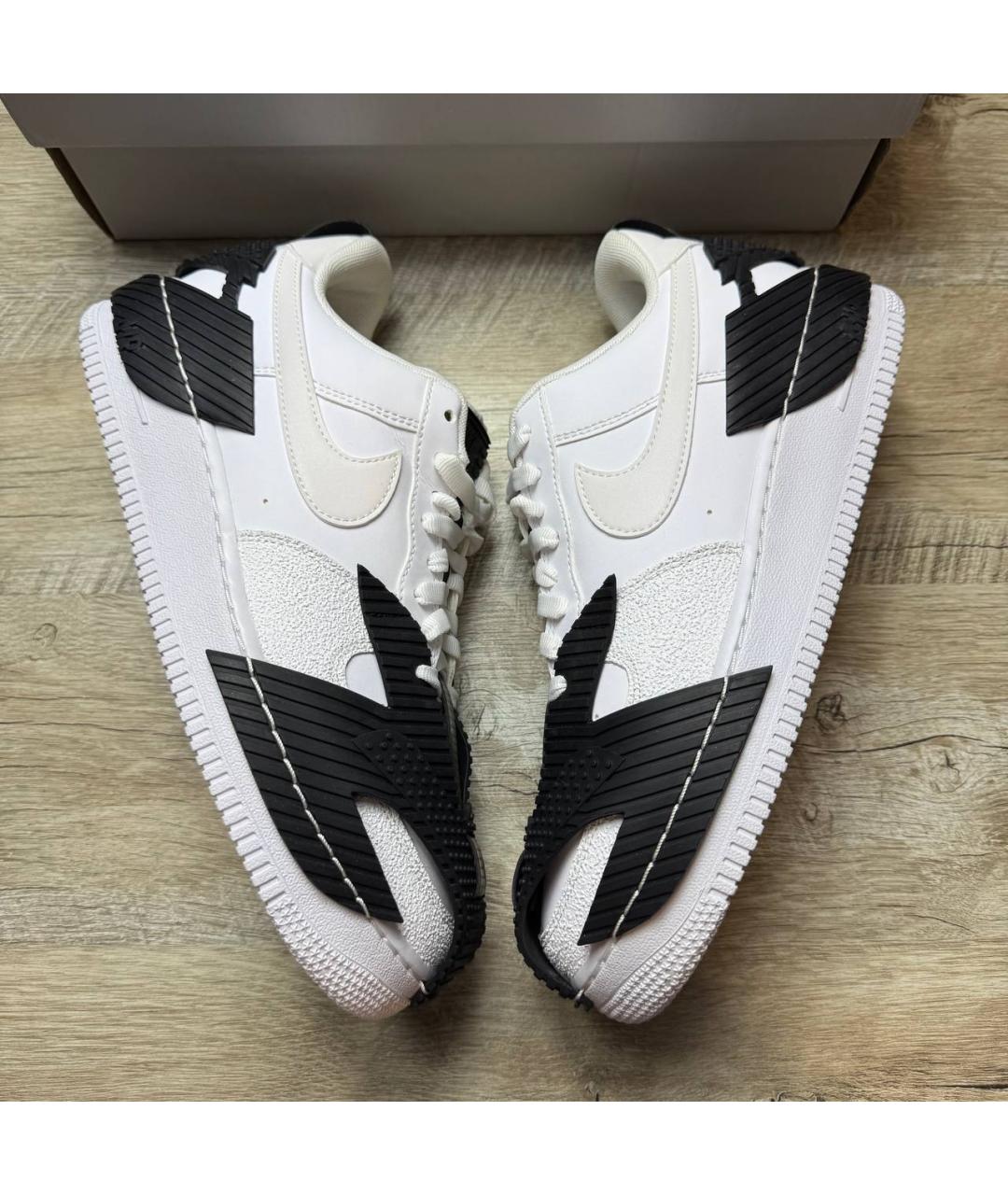 NIKE Белые кожаные низкие кроссовки / кеды, фото 3