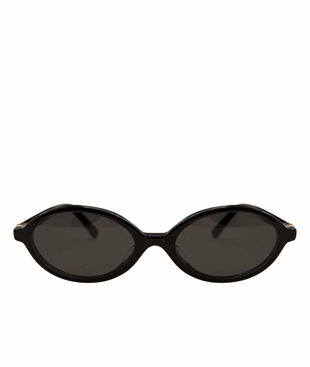 MIU MIU Черные пластиковые солнцезащитные очки, фото 1