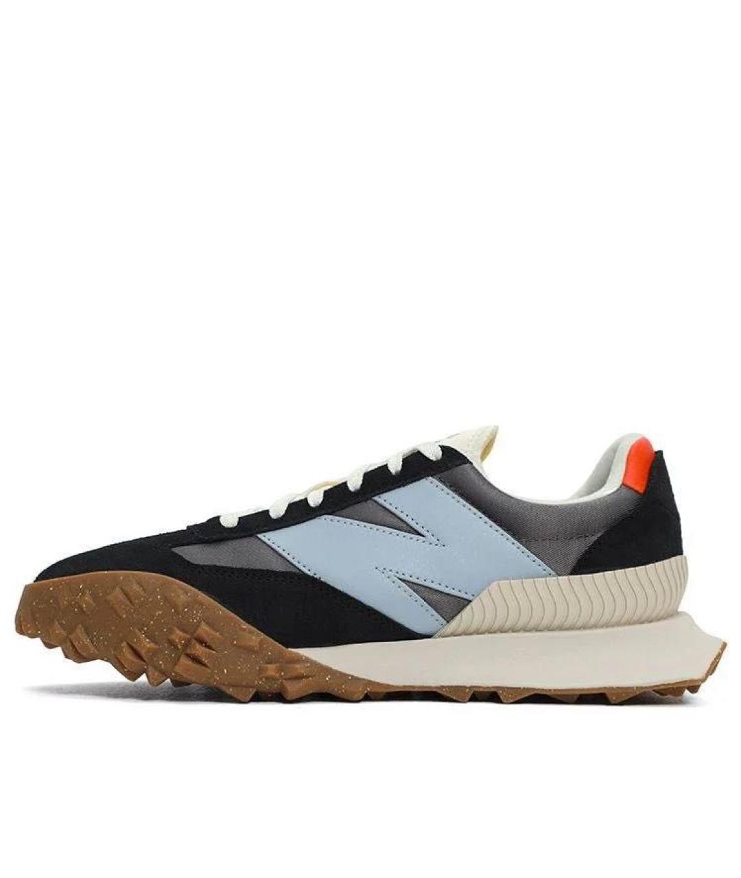 NEW BALANCE Темно-синие замшевые низкие кроссовки / кеды, фото 6