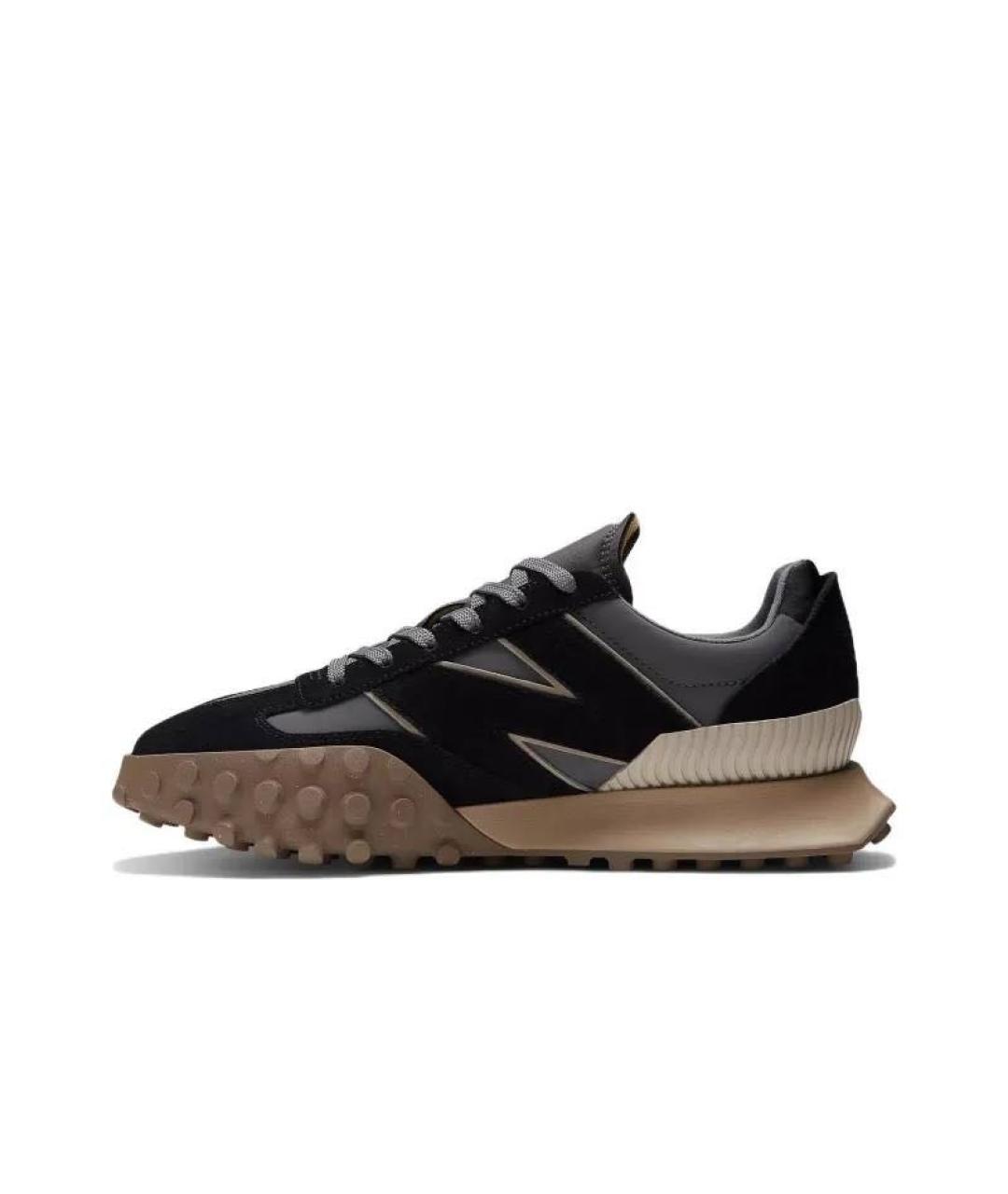 NEW BALANCE Черные замшевые низкие кроссовки / кеды, фото 6