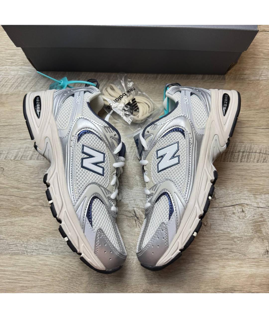 NEW BALANCE Серые кроссовки, фото 9