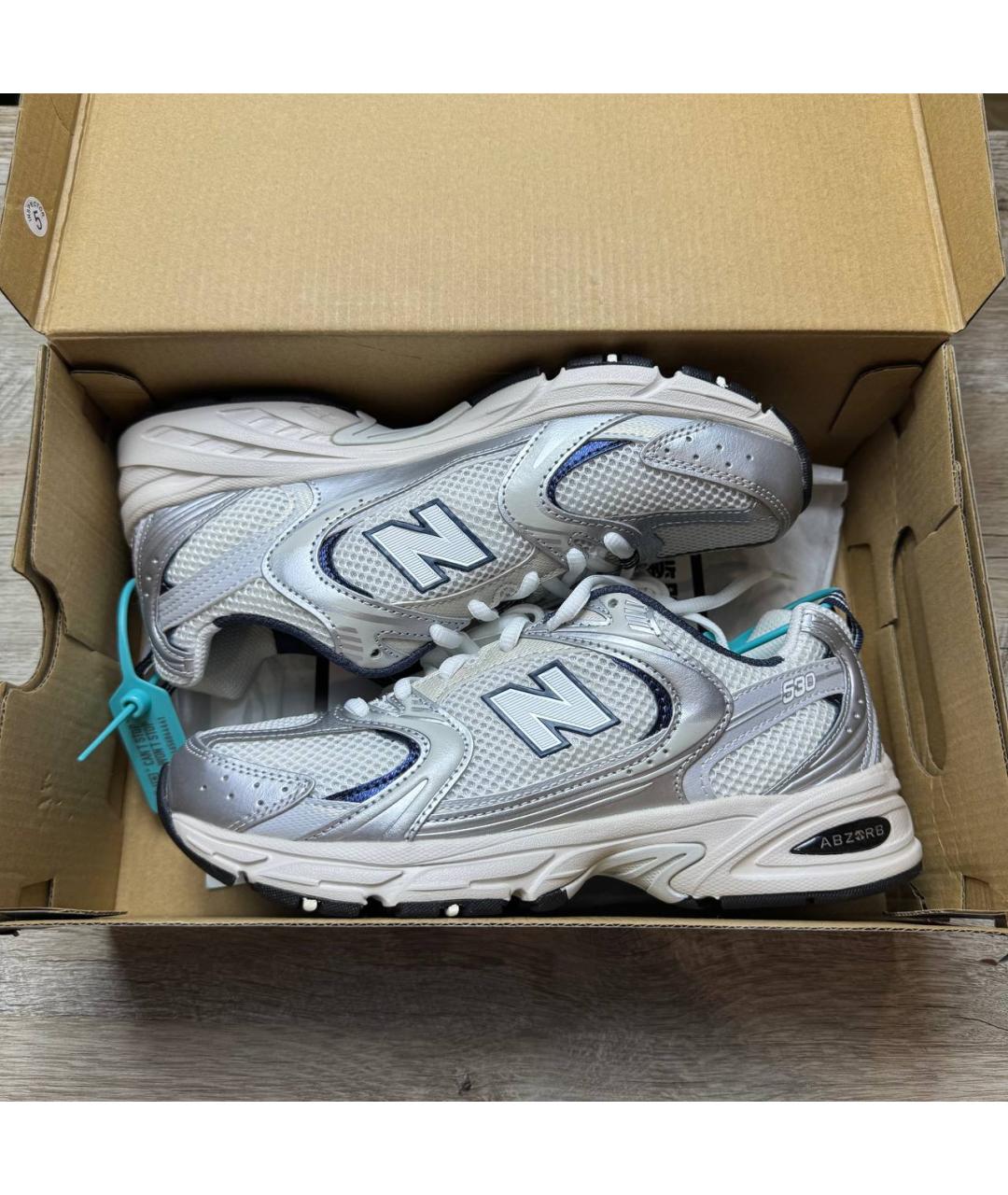 NEW BALANCE Серые кроссовки, фото 2