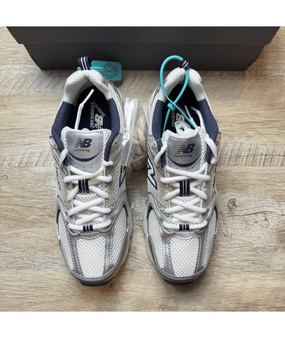NEW BALANCE Серые кроссовки, фото 4