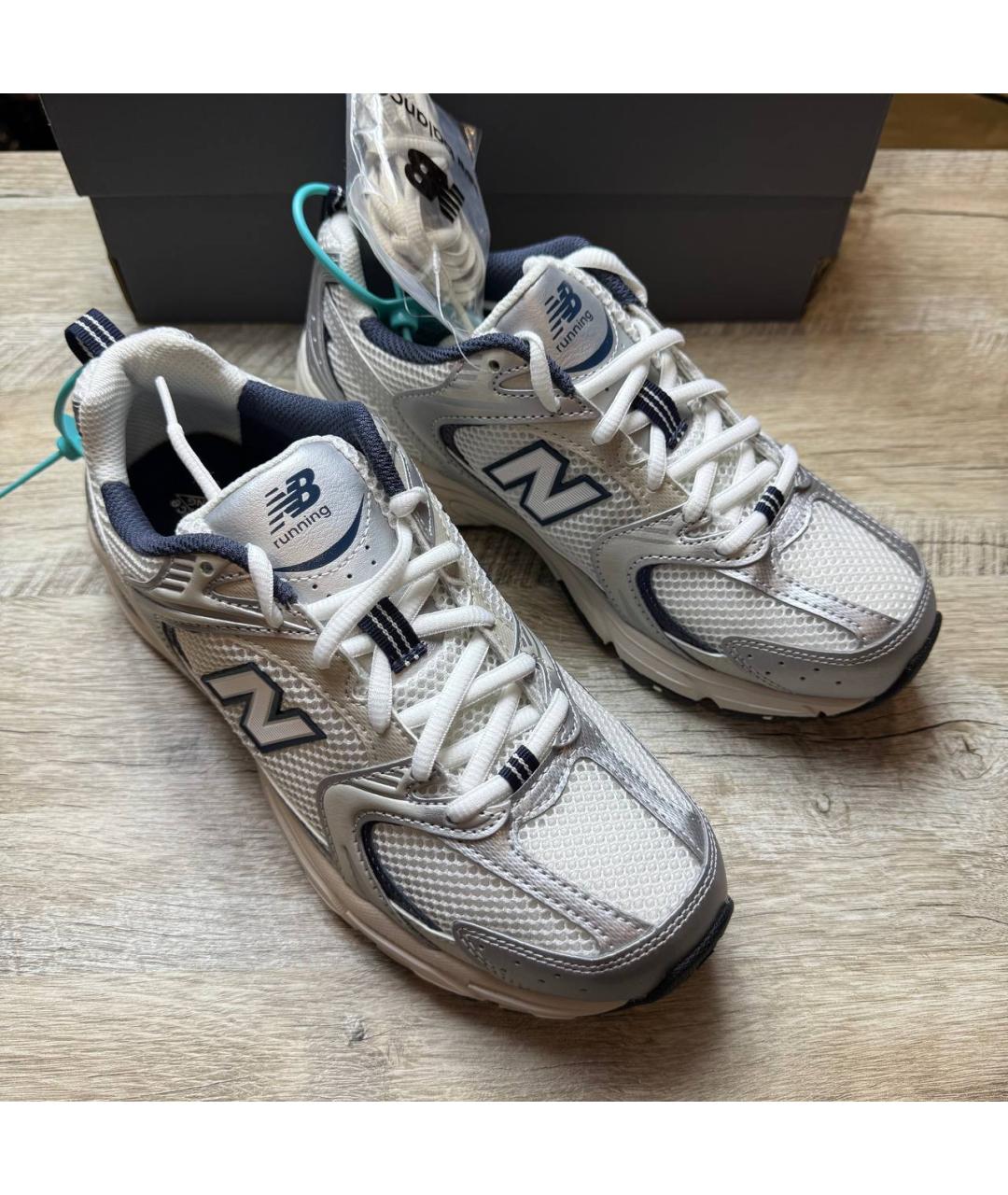 NEW BALANCE Серые кроссовки, фото 5