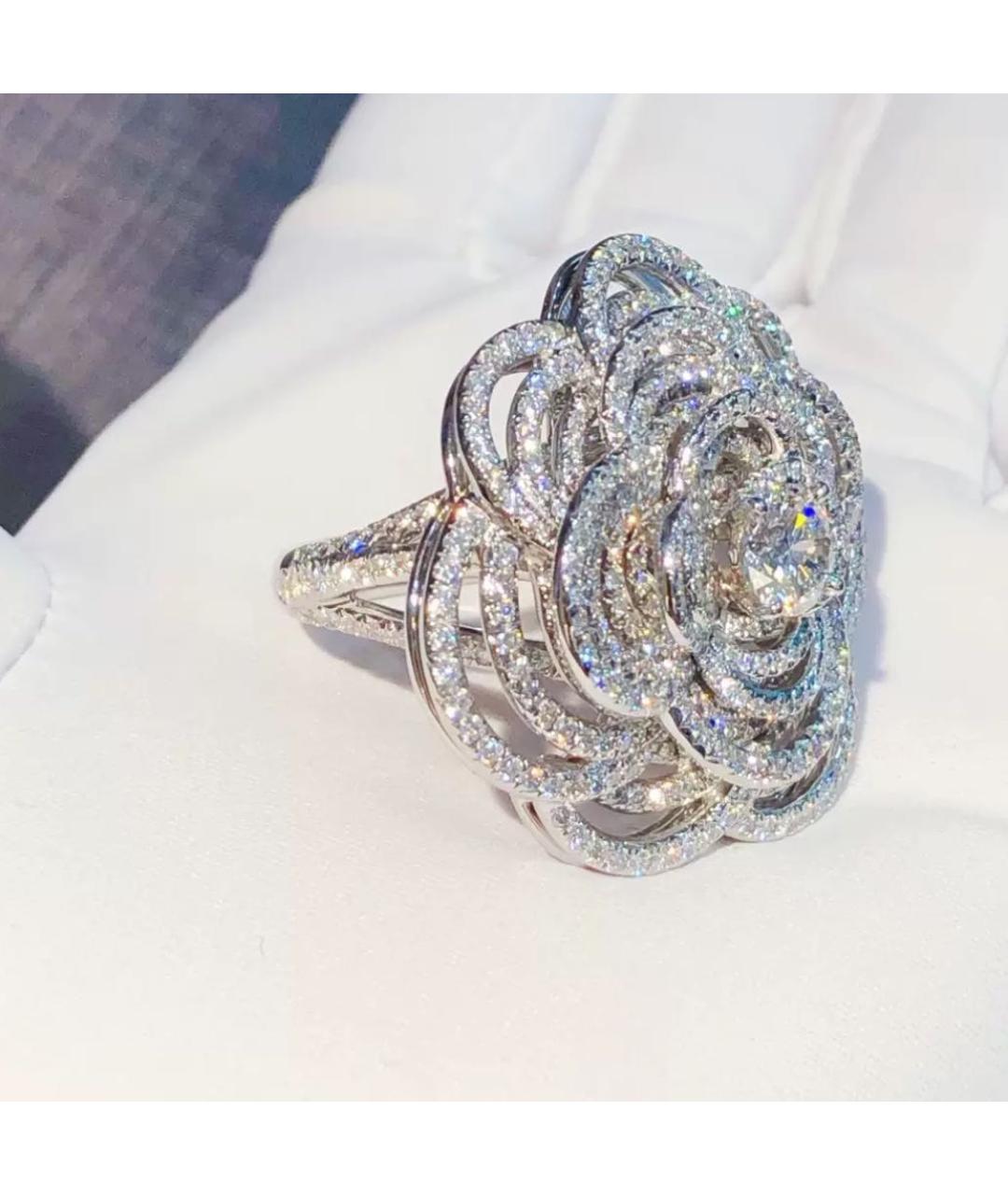 CHANEL Кольцо из белого золота, фото 6