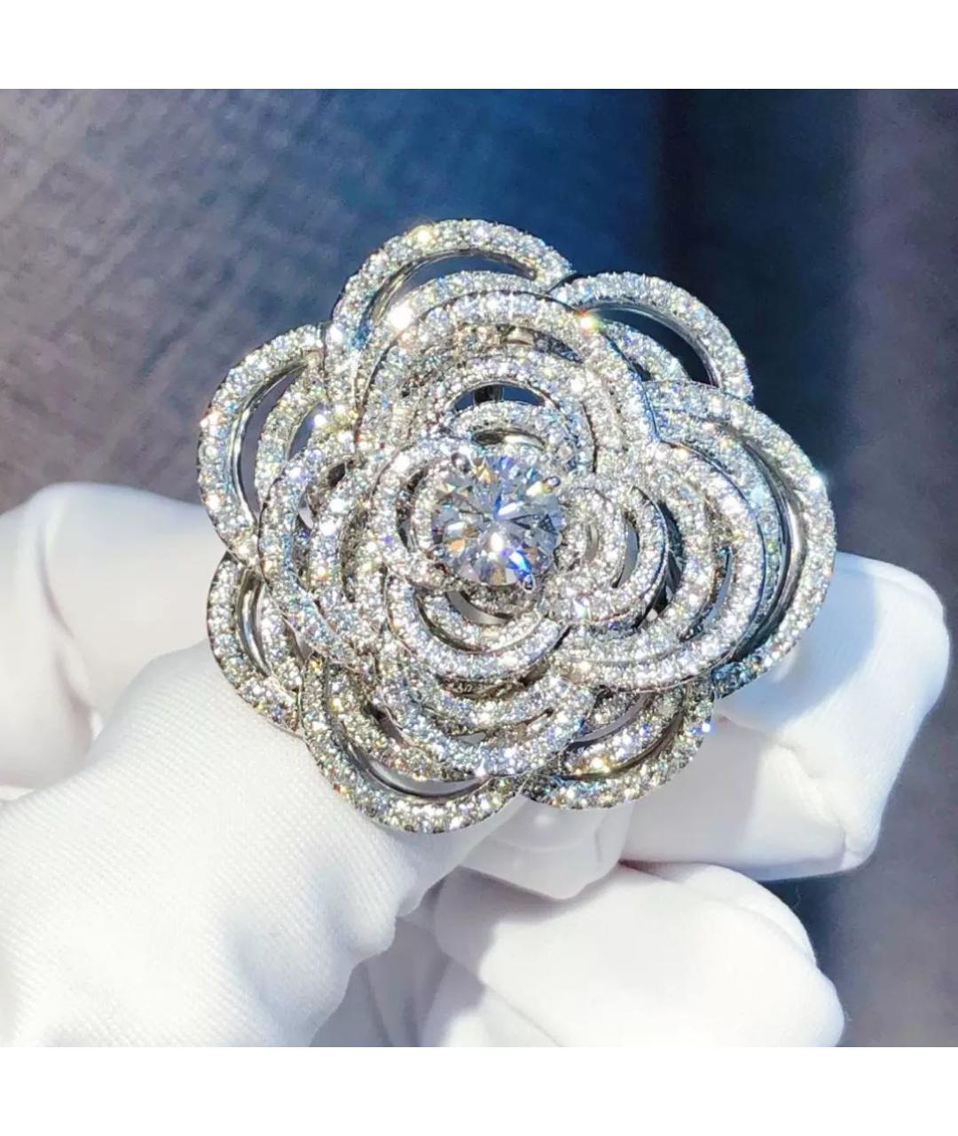 CHANEL Кольцо из белого золота, фото 4