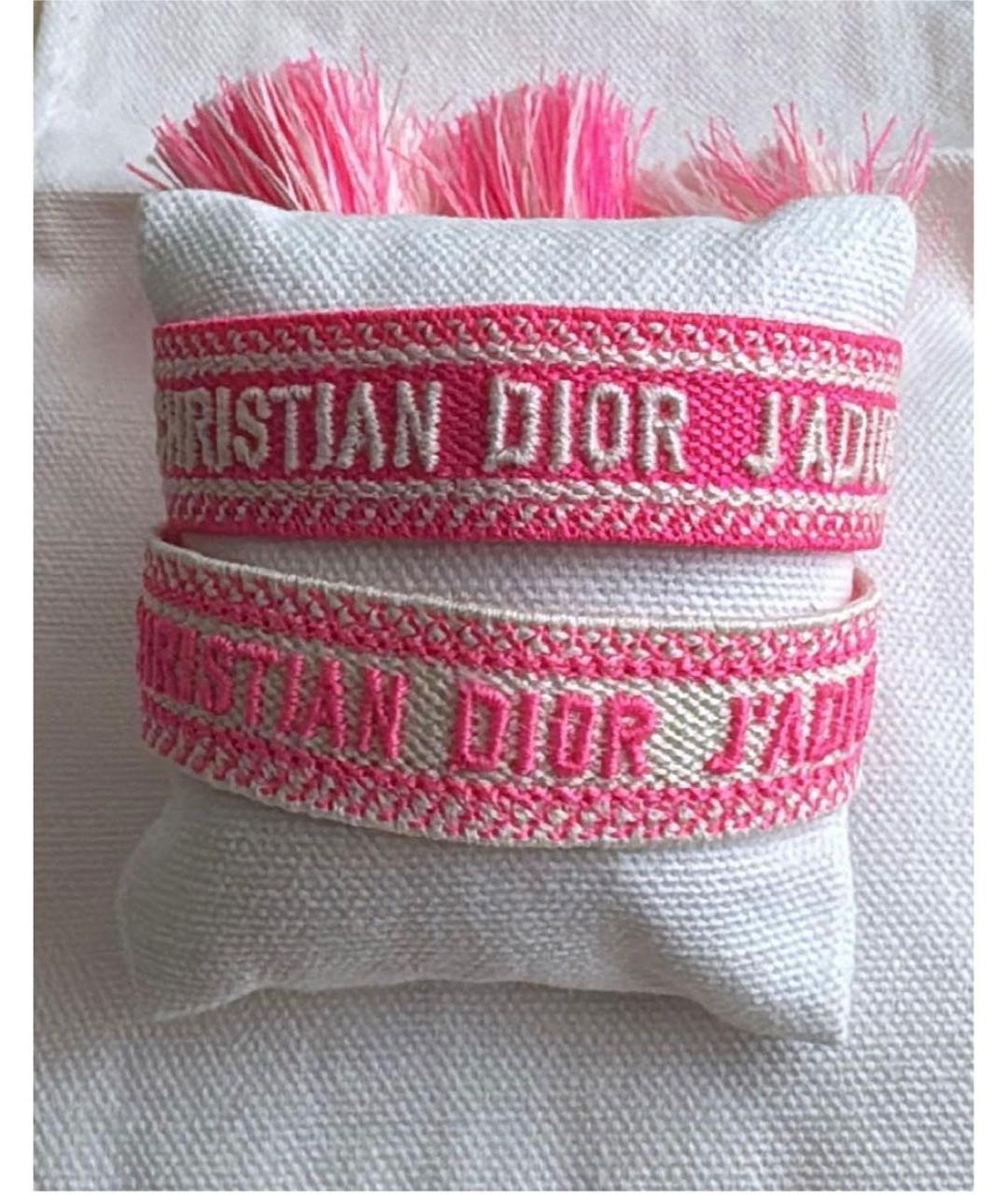 CHRISTIAN DIOR Розовый браслет, фото 2