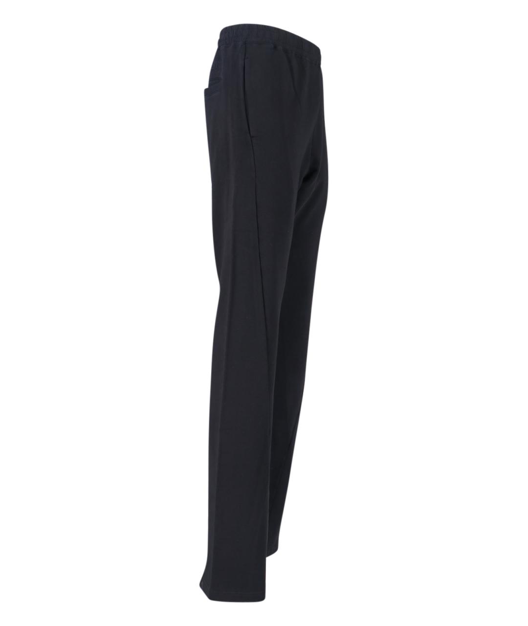 MM6 MAISON MARGIELA Черные хлопковые повседневные брюки, фото 3