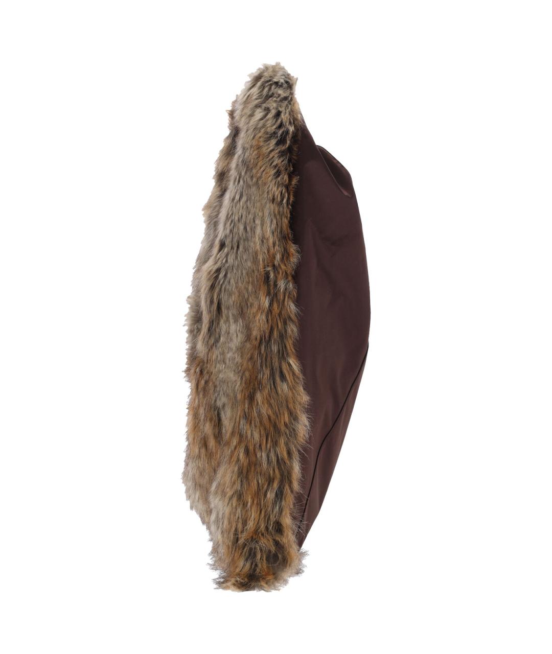 MM6 MAISON MARGIELA Коричневая синтетическая сумка тоут, фото 5