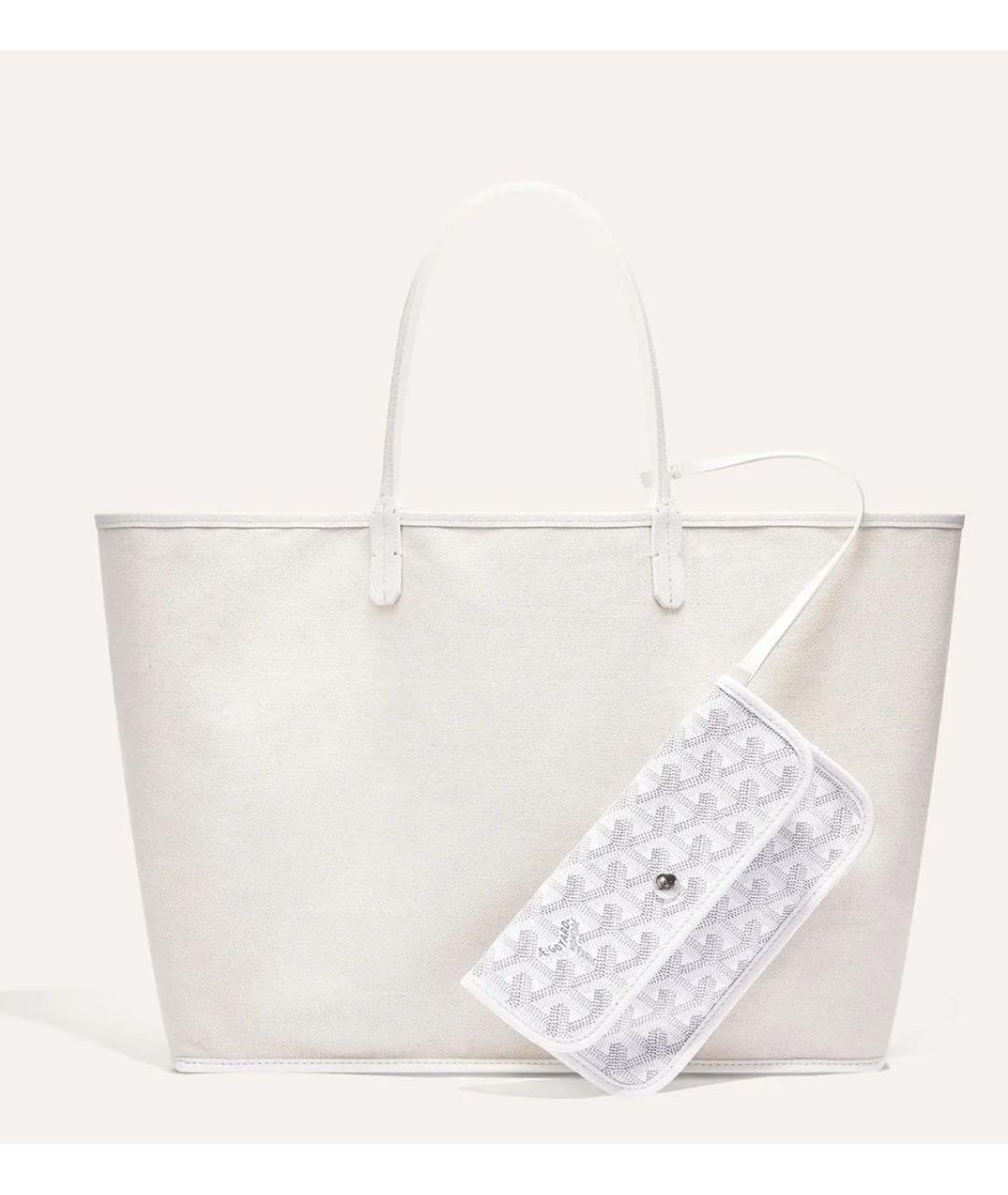 GOYARD Белая сумка тоут, фото 2
