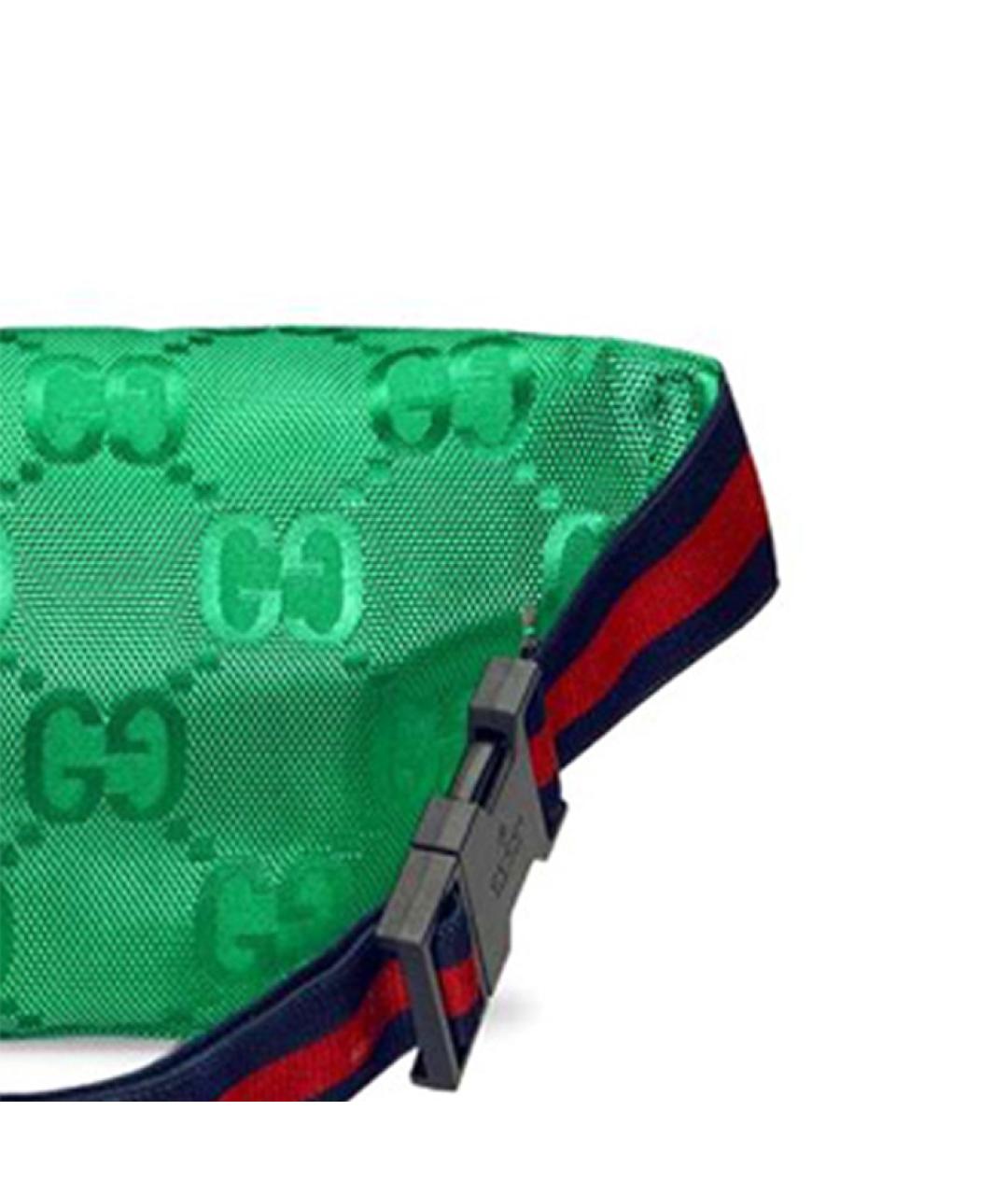 GUCCI Зеленая поясная сумка, фото 8