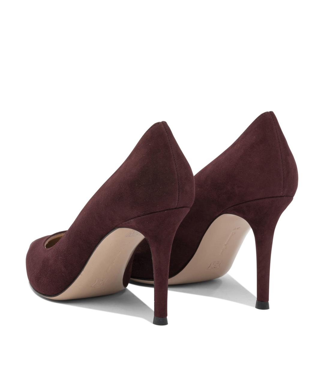 GIANVITO ROSSI Коричневые кожаные туфли, фото 4