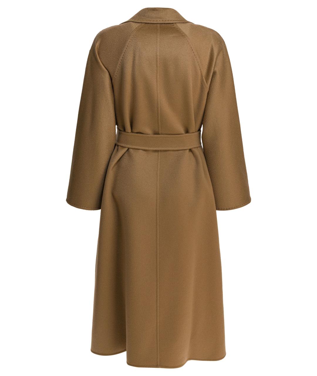 MAX MARA Коричневое кашемировое пальто, фото 2