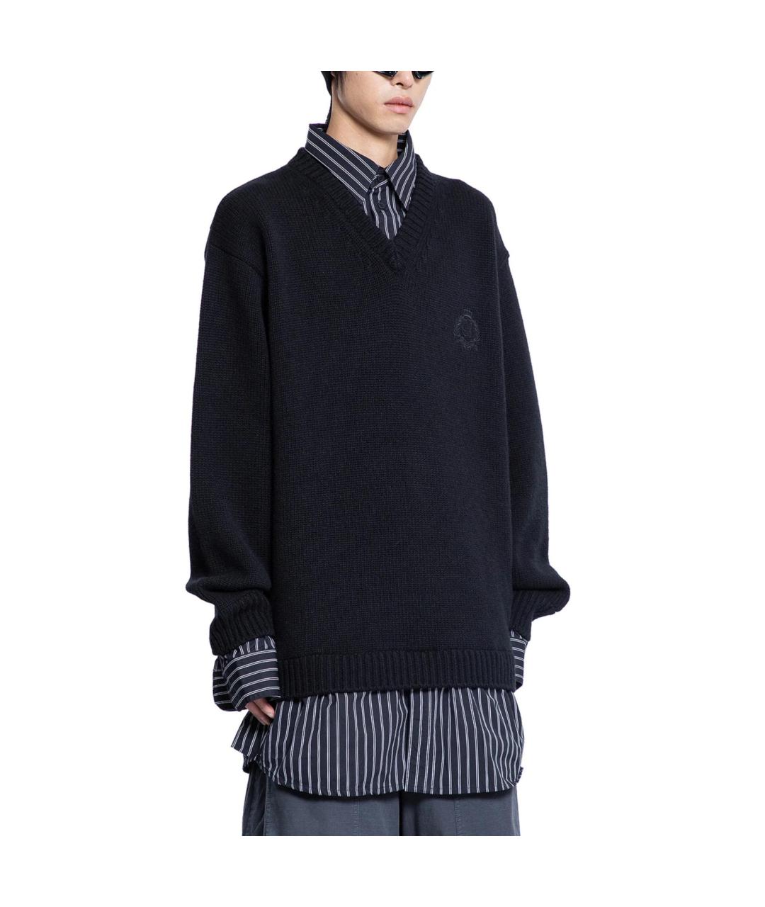 BALENCIAGA Черный джемпер / свитер, фото 5
