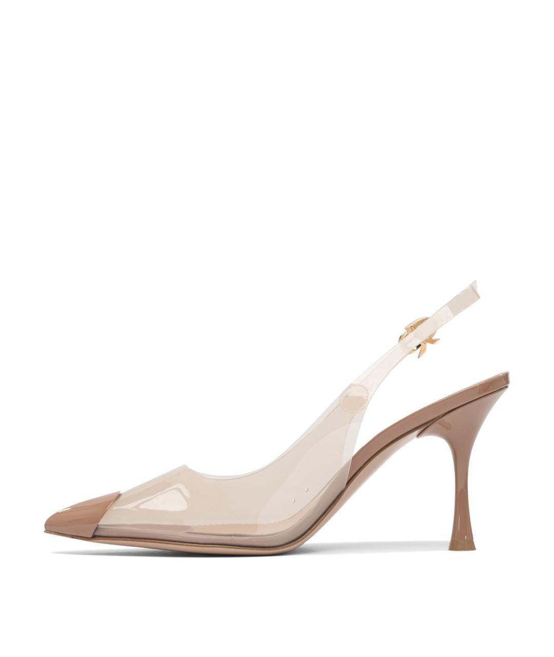 GIANVITO ROSSI Бежевые туфли, фото 3